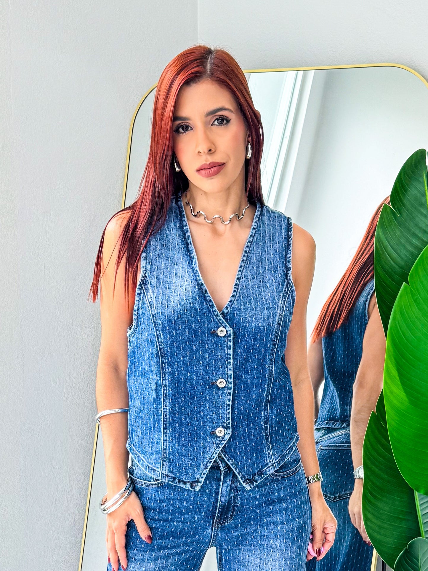 “Lorian” Denim Vest