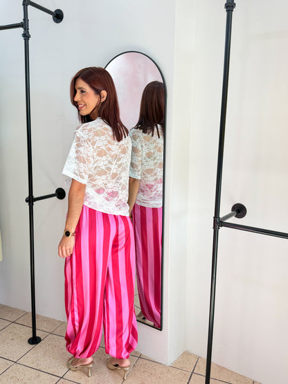 “Sofi” Dalmata Lace Printed T-shirt