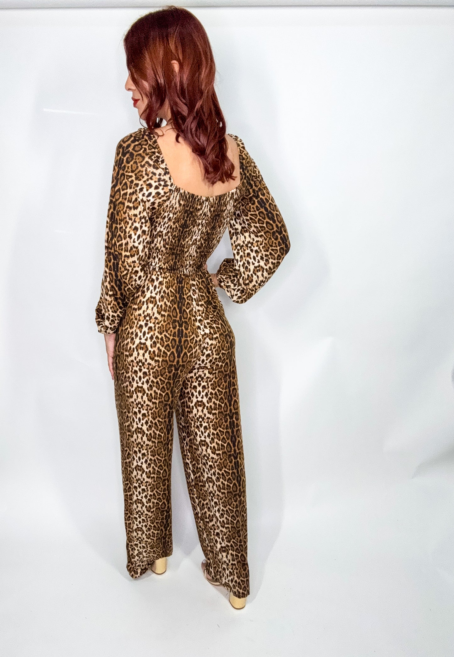 “Andrea” Animal Print Jumpsuit