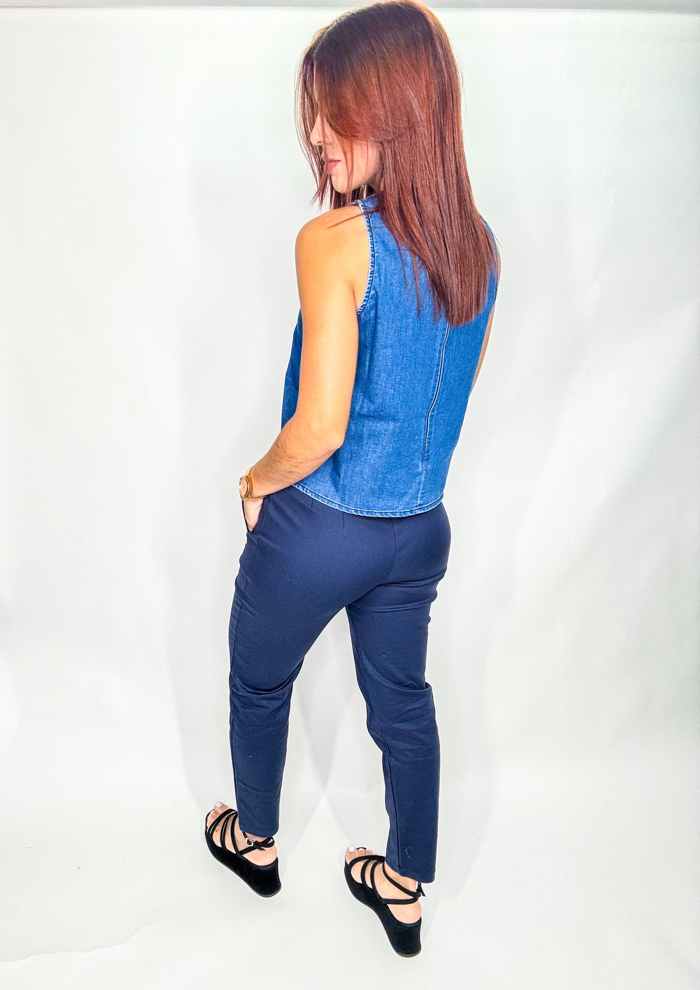 “Marisol” Navy Pant