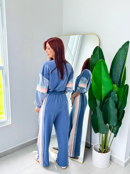 “Sofía” Blue Travel Set