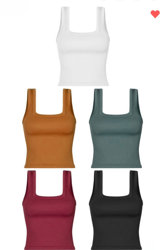 Sleeveless Basics (5 colors)