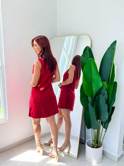 “Sarah” Red Dress