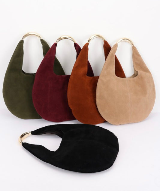 Faux Suede Bag