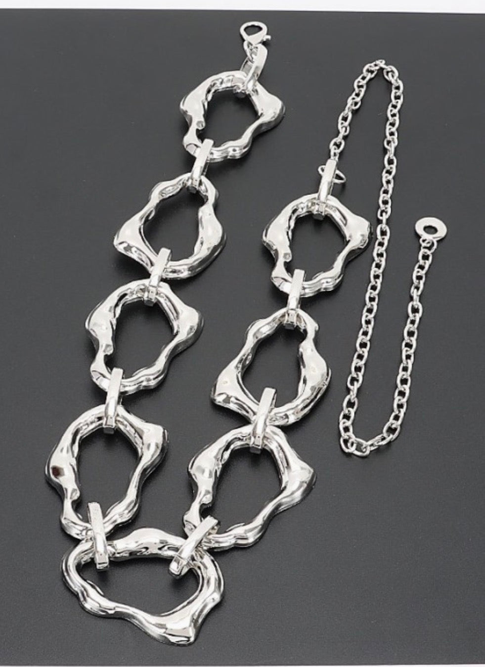 Gold & Silver Adjustable Belt